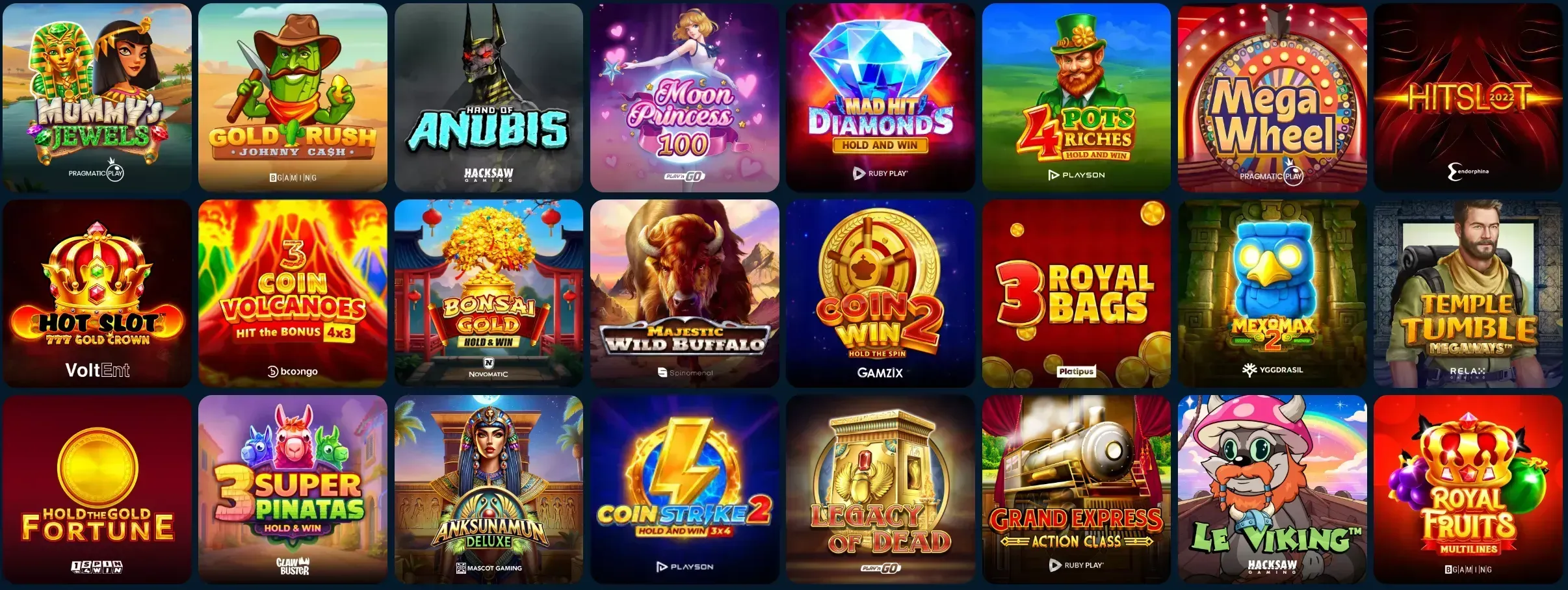 Luckygans populaire videoslots en bonus buy games